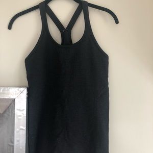 Charcoal Ribbed Grey Ebb to Street Tank